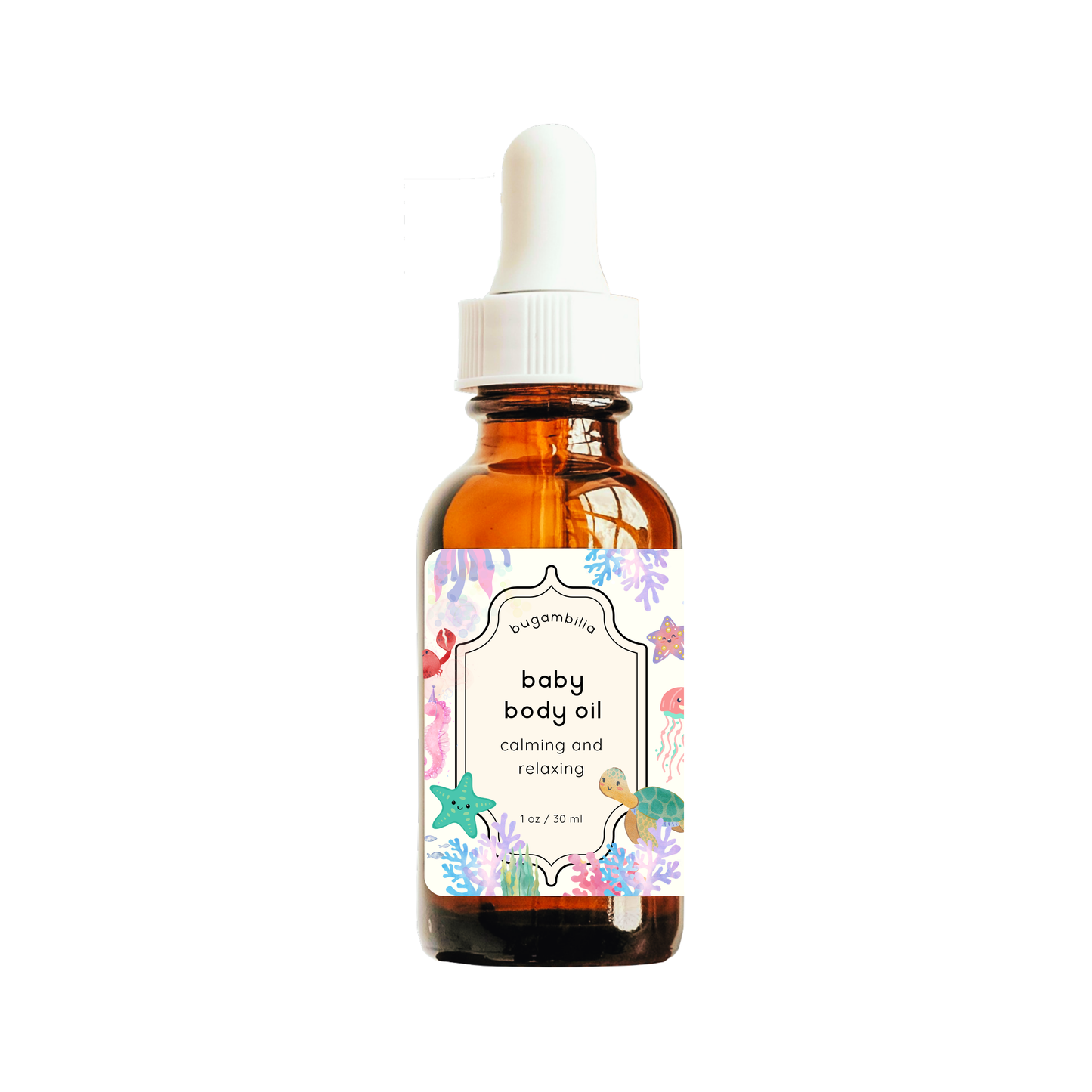 Baby Body Oil | Calming and Relaxing | Natural and Vegan | 1 oz