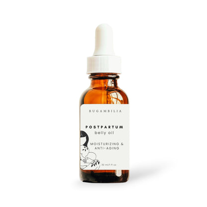 Postpartum Belly Oil | Dry and Dehydrated Skin | Natural and Vegan